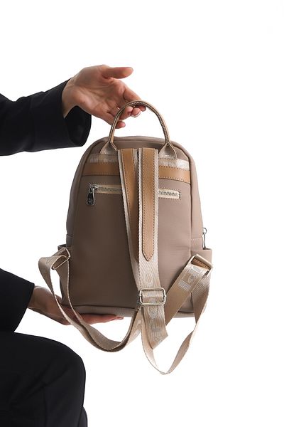 DELSOLERA Rucsac zilnic pentru femei cu buzunare cu fermoar