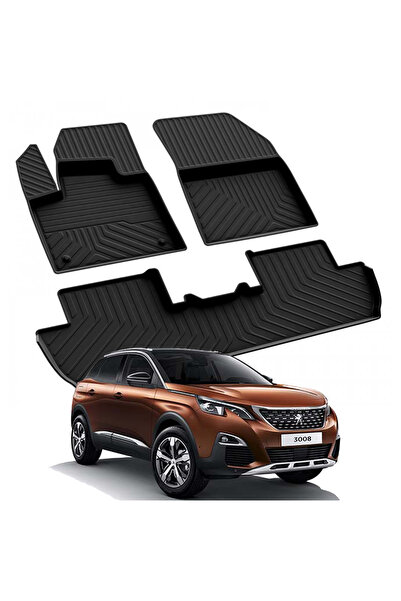 YEO PEUGEOT 3008 ALURE 2016-2024 Model Yılları İçin Uyumlu Yeo 4D Havuzlu Pas...