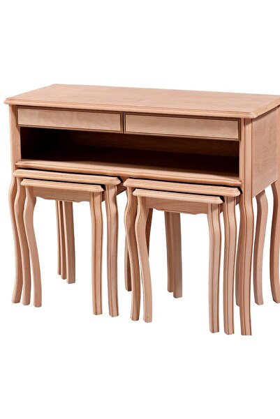 Ankara Mobilya Dresuar-zigon 13324 İLGZ Model HAM Kayın Çift Zigon Takım oluklu ayak El Yapım