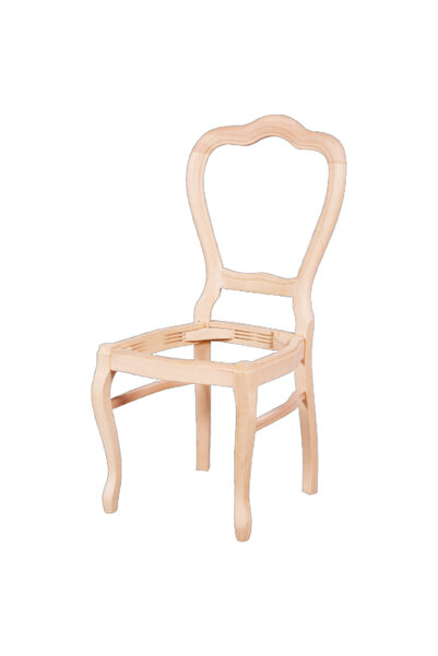 BENGİ TİCARET Sandalye S13877 AVANGART Klasik Model Kayın Torna Aslan ayak HA...