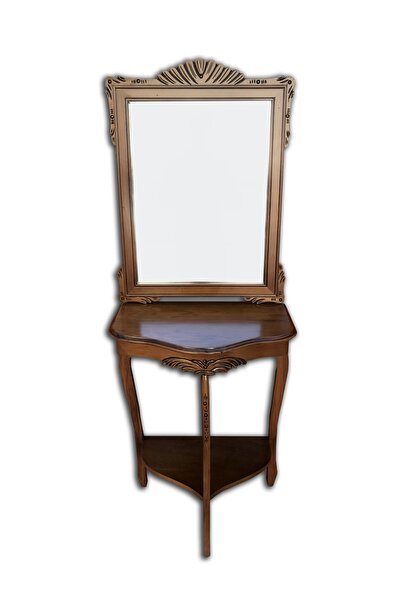 BENGİ TİCARET Dresuar 13817 Lükens Aslan Telefonluk Kayın Parlak Ceviz Çekm y...