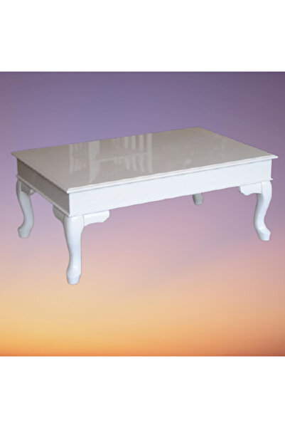 BENGİ TİCARET Orta Sehpa 17785 Klasik Model Kayın Aslan Ayak Kaplama tabla pa...