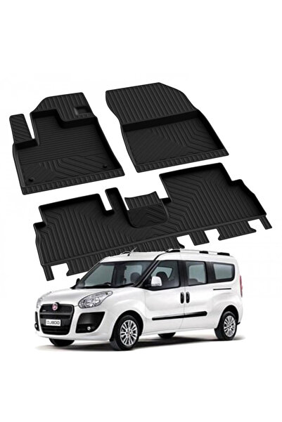YEO FIAT DOBLO 2 2010-2019 Model Yılları İçin Uyumlu Yeo 4D Havuzlu Paspas Ta...
