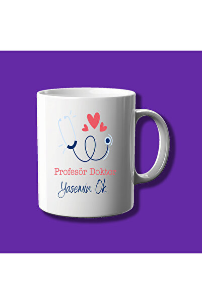 Ceymas Hediyelik Kişiye Özel Meslek Kupası - Doktora Özel İsimli Kupa Bardak