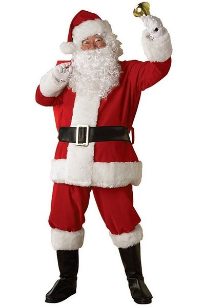 Kostüm Sarayı Costume Santa Claus - Adult, Luxury Fleece