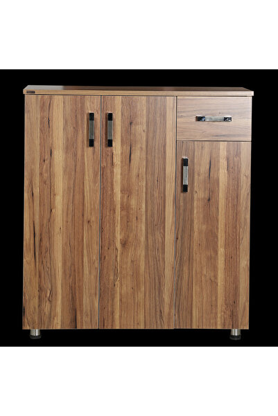 Ankara Mobilya Ayakkabılık 12673 Çok Amaç Model Parlak CEVİZ Hard suntalem De...