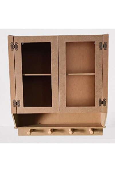 BENGİ TİCARET Hobi ADN MODEL 90350 Ecza Dolap İki Kapaklı Kupaklı Ahşap MDF H...