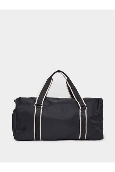 Styli Contrast Detail Sports Bag with Double Handle