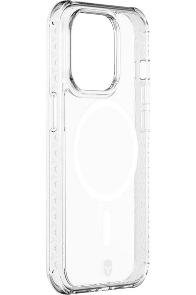 Force Case iPhone 14 Pro MagSafe Compatible AIR Reinforced Transparent - 50% Recycled plastic