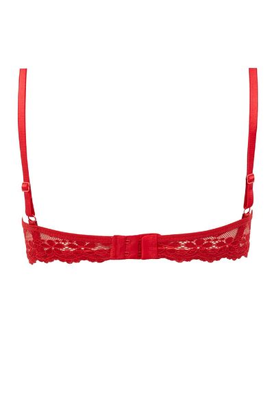 DeFacto Rotes Spitzen-T-Shirt mit Neujahrsmotiv – E2306ax24au