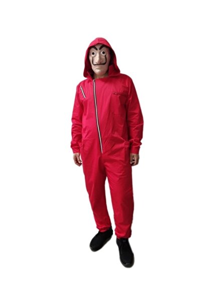 Kostüm Sarayı Yetişkin La Casa De Papel Kostümü Delüks