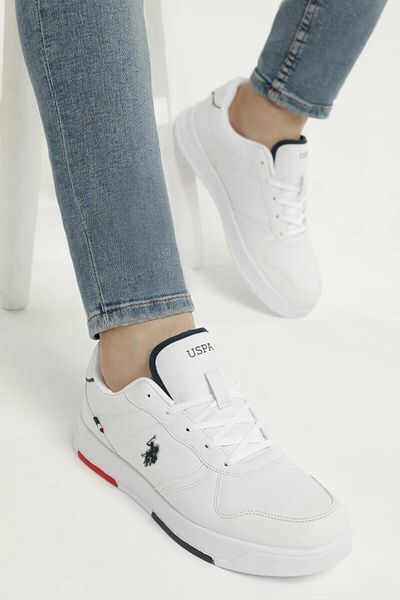 U.S. Polo Assn. Andrei (New Season) White Women's Sports Shoes Running Shoes