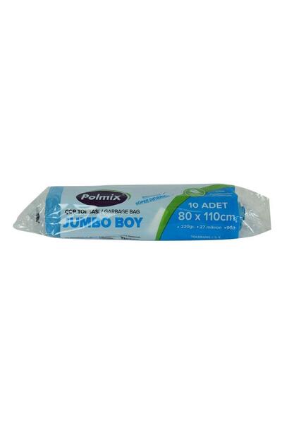 Generic Brand كيس قمامة أزرق مقاس جامبو 80 × 110 سم 220 جرام 27 ميك 90 لتر 10...