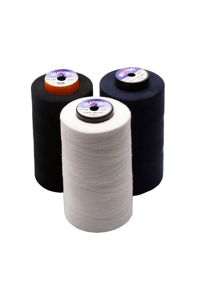 Kuffon Mixed Size 120 3-Piece Colorful Thread Set