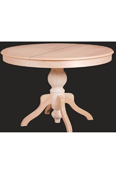 Ankara Mobilya Baba Masa 12894 Kayın Kaplama MDF Tabla Ihlamur Aslan Ayak HAM Çap Açılı El Yapım