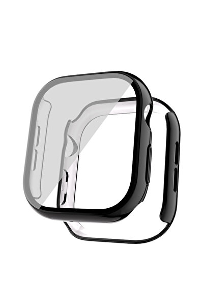 UnDePlus Apple Watch 10/11 Serisi 46mm Electroplatink Çerçeveli Parlak Kenarl...