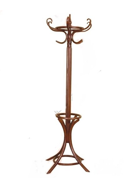 Ankara Mobilya Bengi Ahşap Bambu Askılık Gürgen Ağacı Ceviz Boyalı El Işçiliği