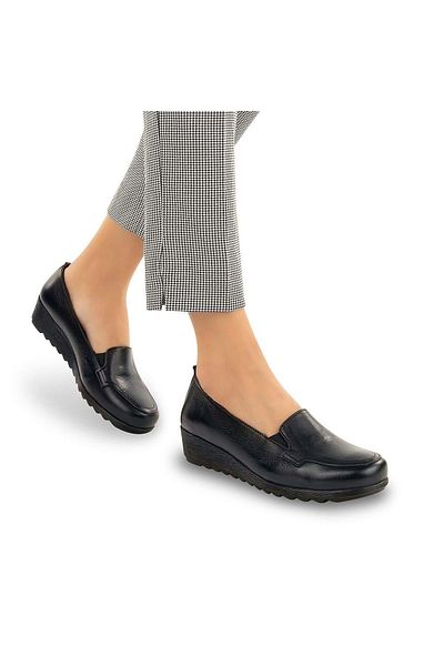 Muya Aster 6 - Pantofi de damă negri din piele naturală anatomică