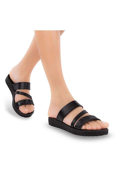 Muya Black Merci Anatomical Sole Women's Slippers