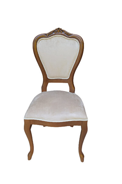 BENGİ TİCARET Sandalye 18496 Klasik Model Kayın Aslan ayak ceviz babyface kum...