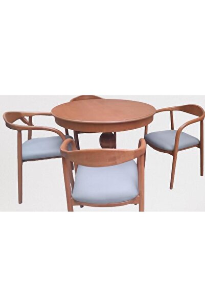 BENGİ TİCARET Masa Sandalye 90001tk Yılan Sandalye Baba Ayak Kayın Aslan Ihlamur Ceviz 100 Cm