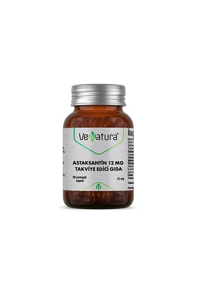 VeNatura Astaksantin 12mg 30 Yumuşak Kapsül
