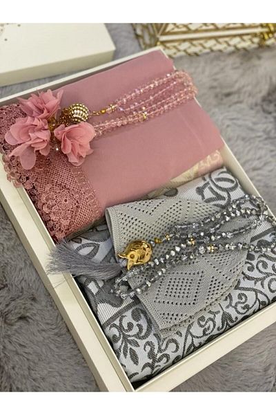 çeyizlik setim Bride and Engagement Bundle - Groom Prayer Rug Set