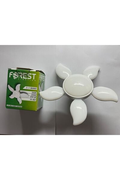 Forest Demir Elektrik -36 Watt Beyaz Işık Mini Papatya Led Ampul