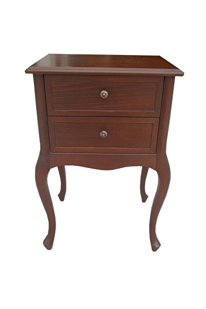 BENGİ TİCARET Komodin 17938 Klasik Model Kayın Aslan Lükens Ayak 2Çek Parlak ...