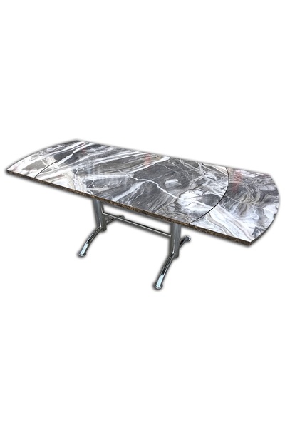 Ankara Mobilya Masa JAPON 12634 Metal Çelik Nikelaj Yandan Açılır Orta Ayak S...