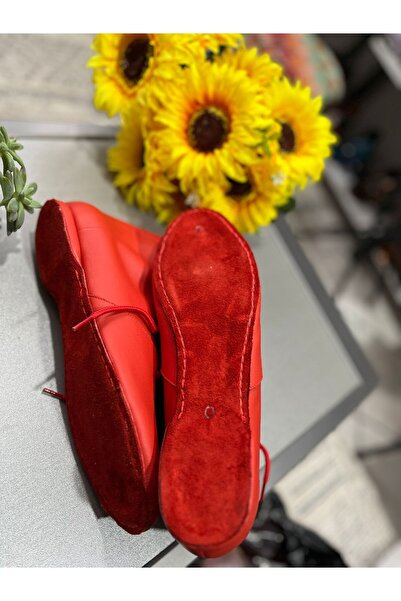 SUNA NAR ÇİÇEĞİ KIRMIZISI DANS BOTU- BAĞCIKLI-SÜET TABAN - TÜM DANSLAR İÇİN UYGUNDUR.