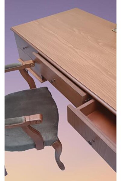 BENGİ TİCARET Çalışma Masa 90019 ST Klasik Büyük Model Kayın Aslan Ayak Berje...