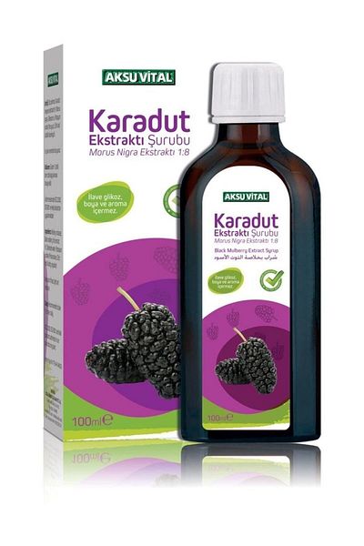 Aksu Vital 100 ml Aksuvital Black Mulberry Extract - Syrup