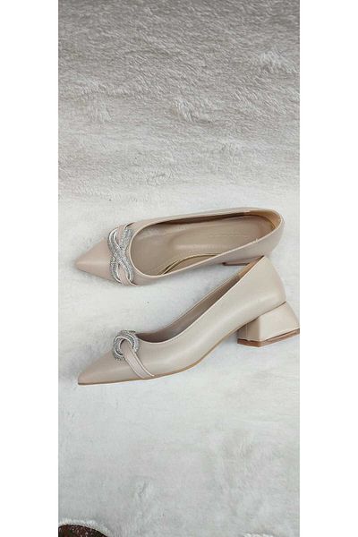 Berush Bride Women's Nude Skin Colored 5 cm Evening Shoes