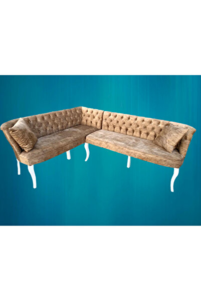 BENGİ TİCARET Köşe Takım 14555 Chester Model Ahşap Kayın Ayak ASLAN Babyfac K...