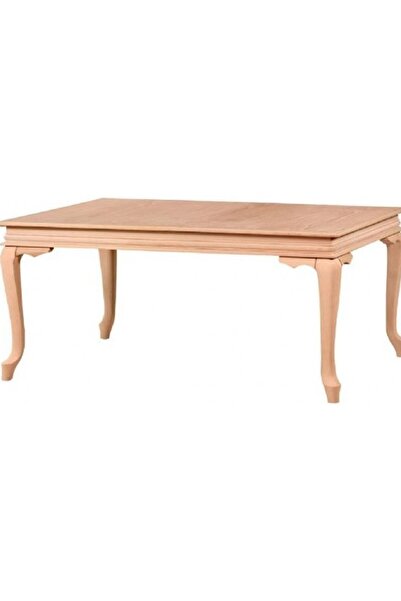 Ankara Mobilya Masa 12897 Klasik Kayın Aslan Lükens Ayak Ham Ladin Masif Sabit Tabla El Yapım