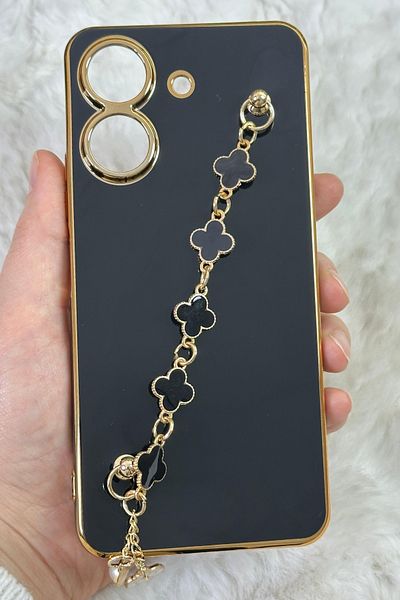 Vip Case Xiaomi Redmi 13C - حامل يد من السيليكون المقاوم للأوساخ وقابل للمسح ومشرق لحماية الكاميرا