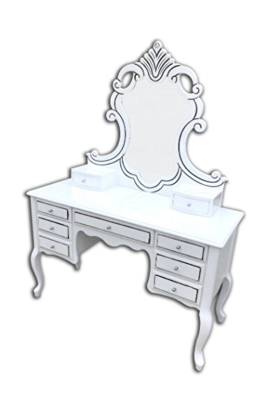 BENGİ TİCARET Makyaj Masa 17932 Dresuar Kayın Aslan Ayak 9Çekm Aslan Baş Oyma...