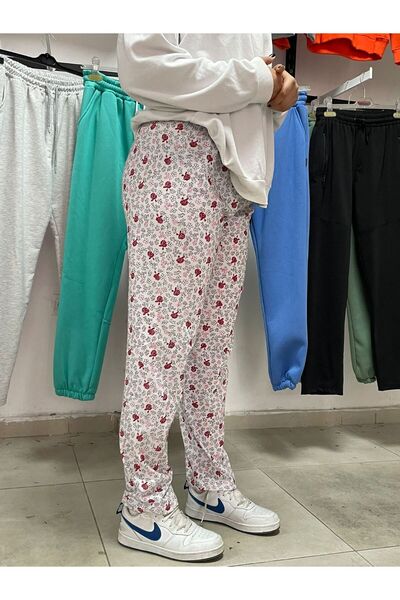 FİTGO Жіноча піжама з візерунком внизу