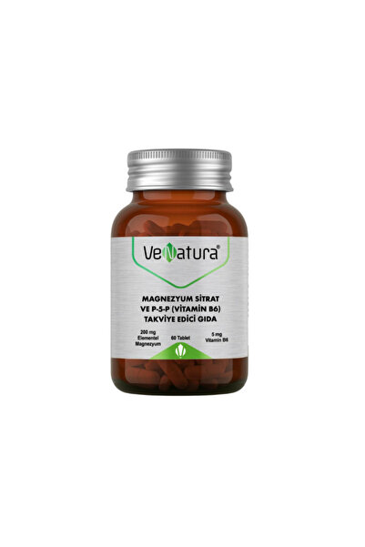 VeNatura Magnezyum Sitrat ve P-5-P 60 Tablet