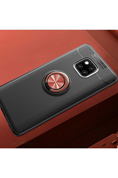 halkhouse Huawei Mate 20 Pro Uyumlu Kılıf Auto Focus Yüzüklü Standlı Ravel Si...