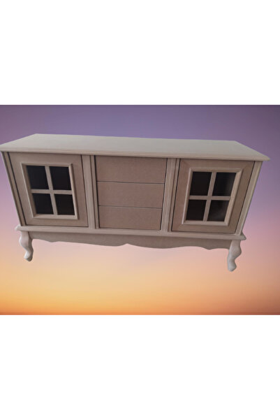 BENGİ TİCARET Tv Sehpa ST 17418 Windovs Nakış Model Kayn Torna AVANGART ASLAN...