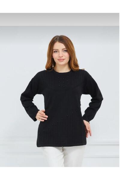 FERRY BUTİK Women's Knitwear Winter Casual Mother Blouse Sweater