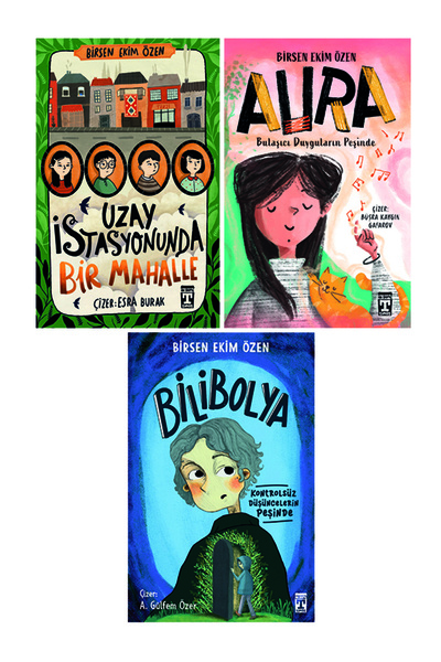 Genç Timaş 5.6.7. Classroom Reading Set 3 Books a Neighborhood on the Space S...