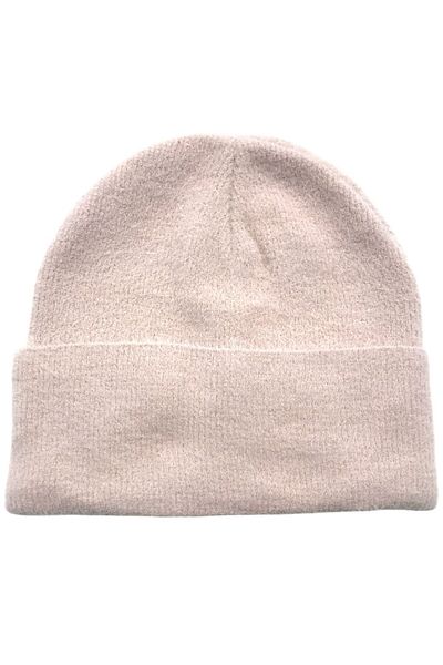 AXE SPORTSWEAR Winter Basic Plush Beanie - Soft Texture, Comfortable Wear, Powder Color Winter Beanie