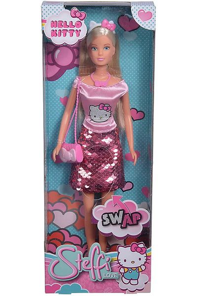 Simba Steffi Doll With Hello Kitty Sequin Skirt
