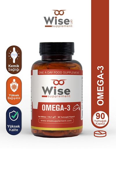 WiseLab Omega-3 1000Mg 90 Soft Capsules