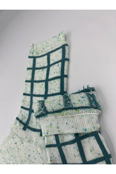 B Beşiroğlu Since 1980 Женски дебели вълнени памучни шарени цветни зимни дълги чорапи, които ви държат топли и без миризма