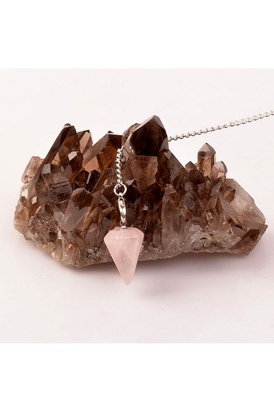 Taş Sandığı Small Size Pink Quartz Stone Pandula