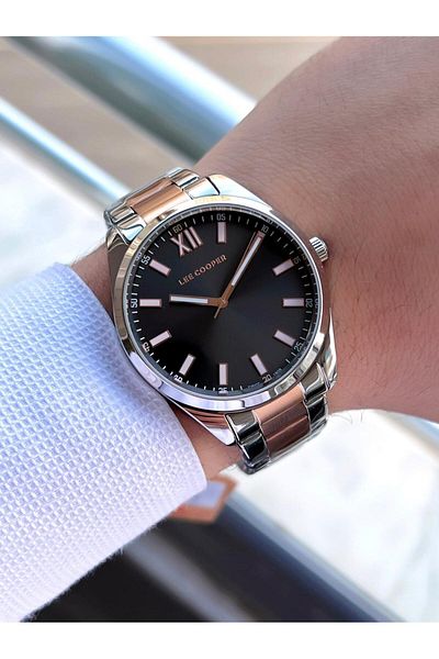Lee Cooper Steel Band 5 Atm Water Resistant Men Wrist Watch Elc08015.560